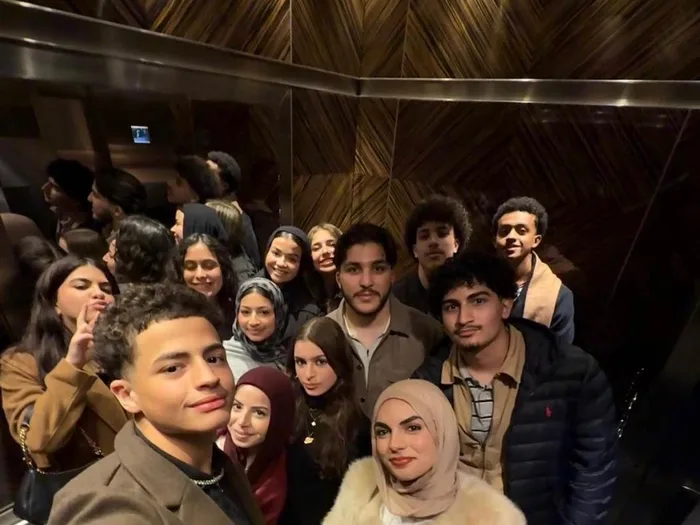 MMY youth on a group trip to the ICNA convention