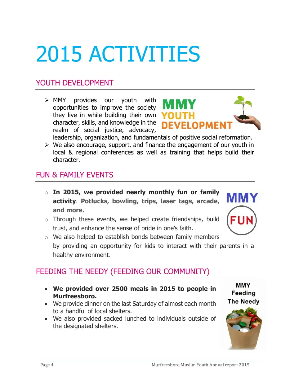 Page 5 of the 2015 annual report