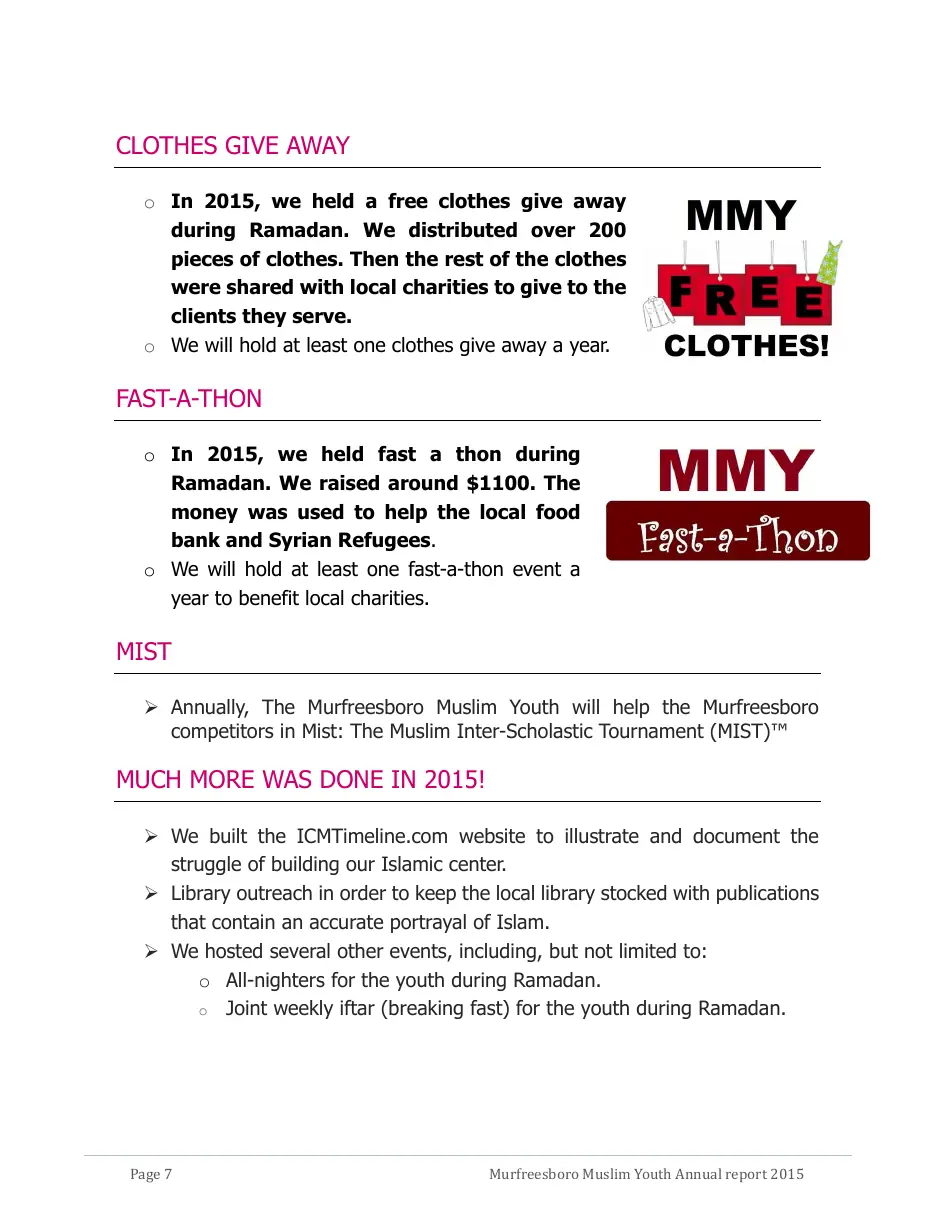 Page 8 of the 2015 annual report